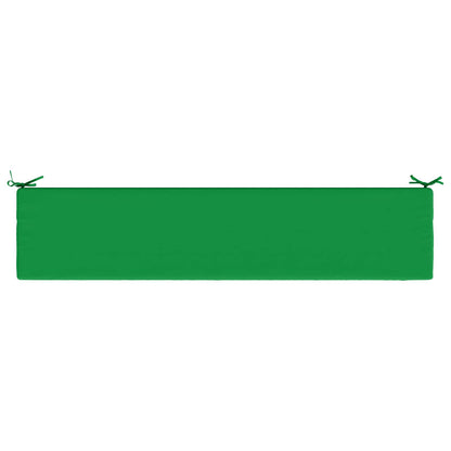 vidaXL Bench Cushion SOEST 100% Polyester Green 200 x 40 x 5 cm