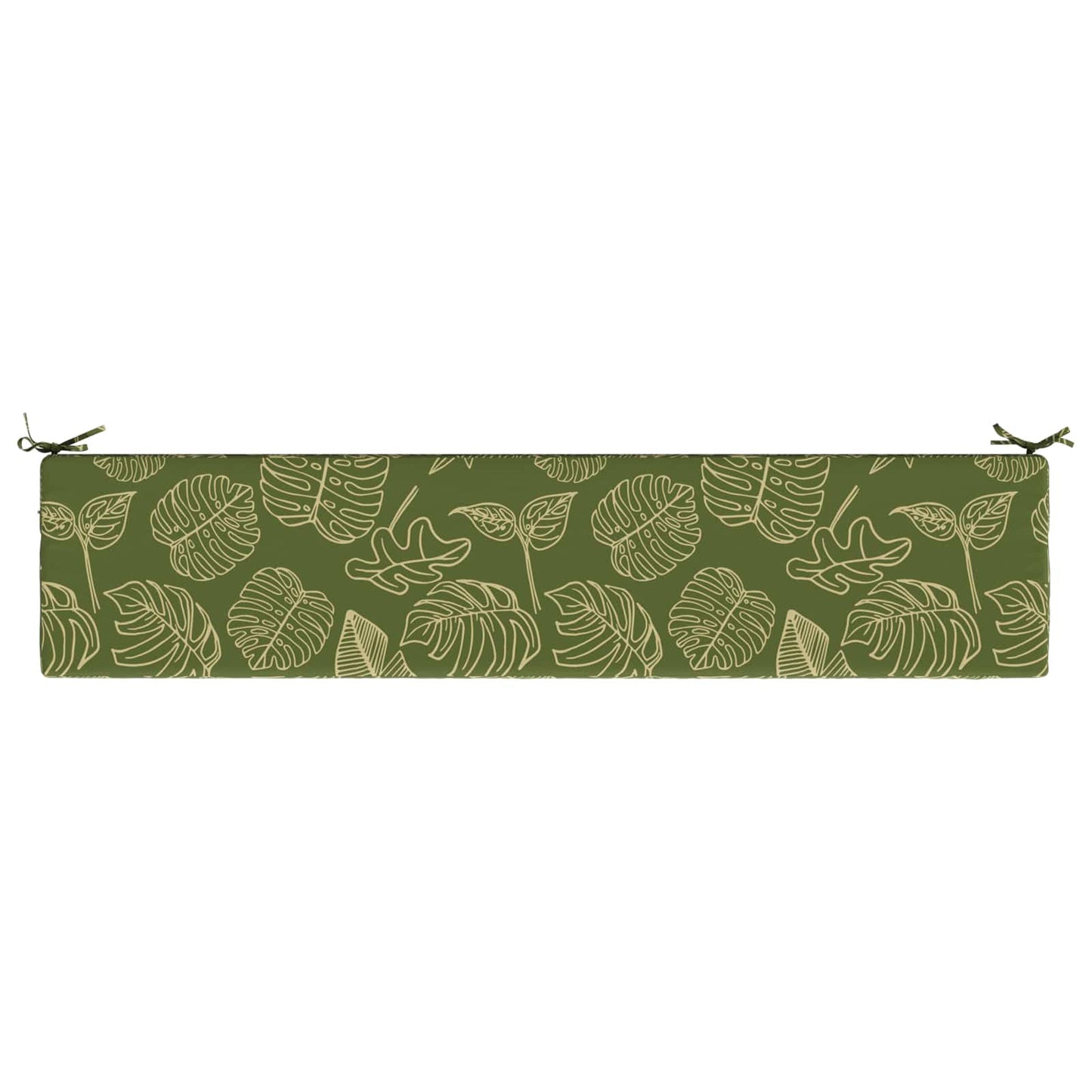 vidaXL 2-Piece Bench Cushions SOEST 2 pcs 100% Polyester Leaf Design