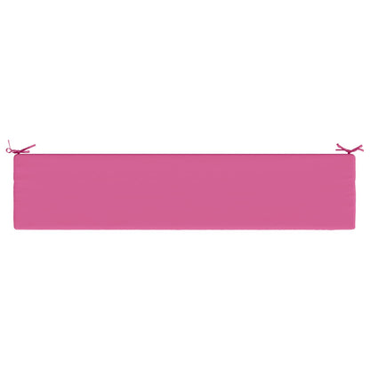 vidaXL Bench Cushion SOEST 100% Polyester Pink 200 x 40 x 5 cm