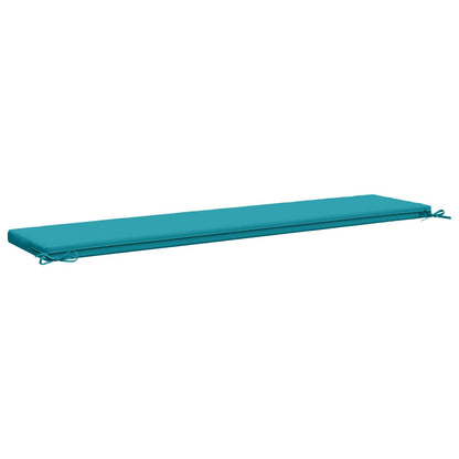 vidaXL Bench Cushion SOEST 100% Polyester Turquoise 200 x 40 x 5 cm