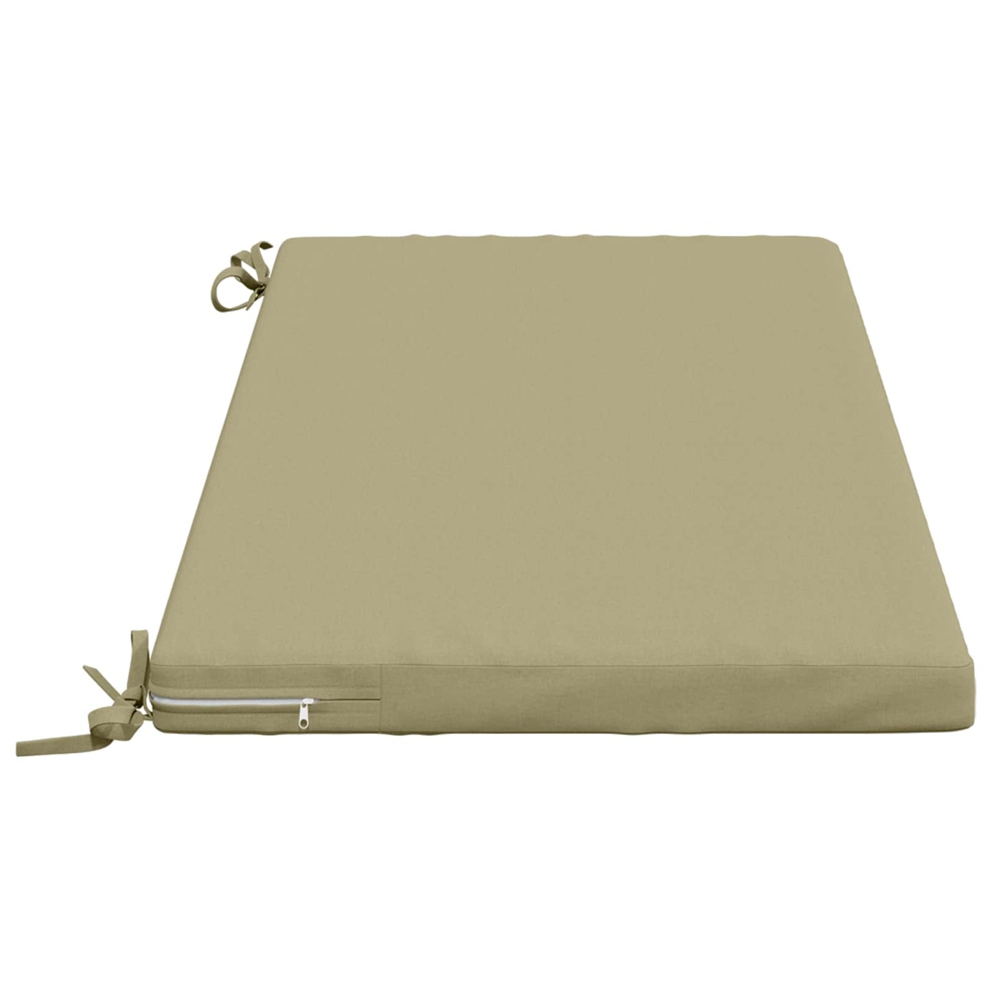 vidaXL Bench Cushion SOEST 100% Polyester Light Green 110 x 50 x 5 cm
