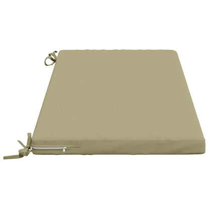 vidaXL Bench Cushion SOEST 100% Polyester Light Green 110 x 50 x 5 cm