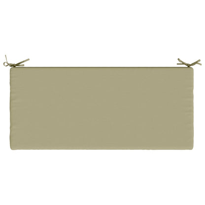 vidaXL Bench Cushion SOEST 100% Polyester Light Green 110 x 50 x 5 cm