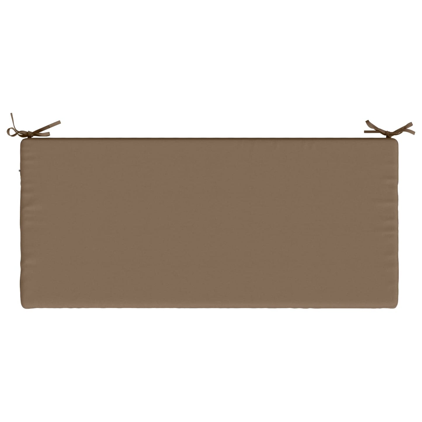 vidaXL Bench Cushion SOEST 100% Polyester Taupe 110 x 50 x 5 cm