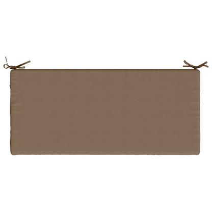 vidaXL Bench Cushion SOEST 100% Polyester Taupe 110 x 50 x 5 cm