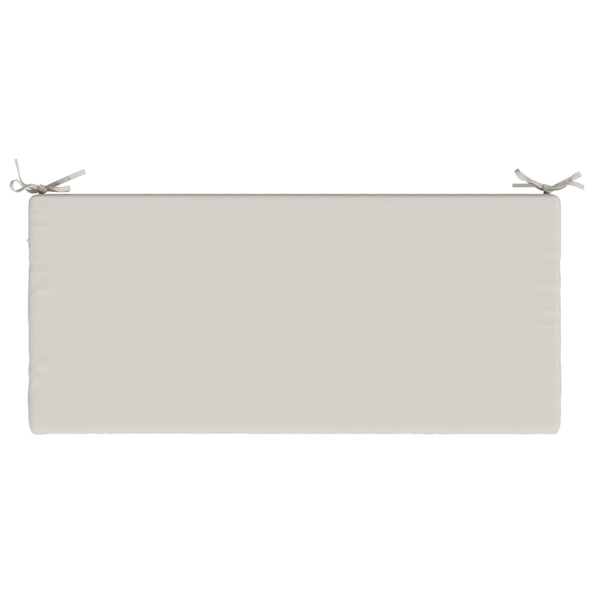 vidaXL Bench Cushion SOEST 100% Polyester White 110 x 50 x 5 cm