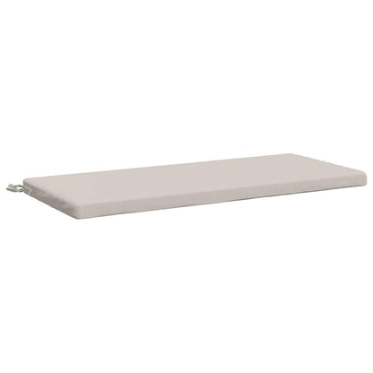 vidaXL 2-Piece Bench Cushions SOEST 2 pcs 100% Polyester White