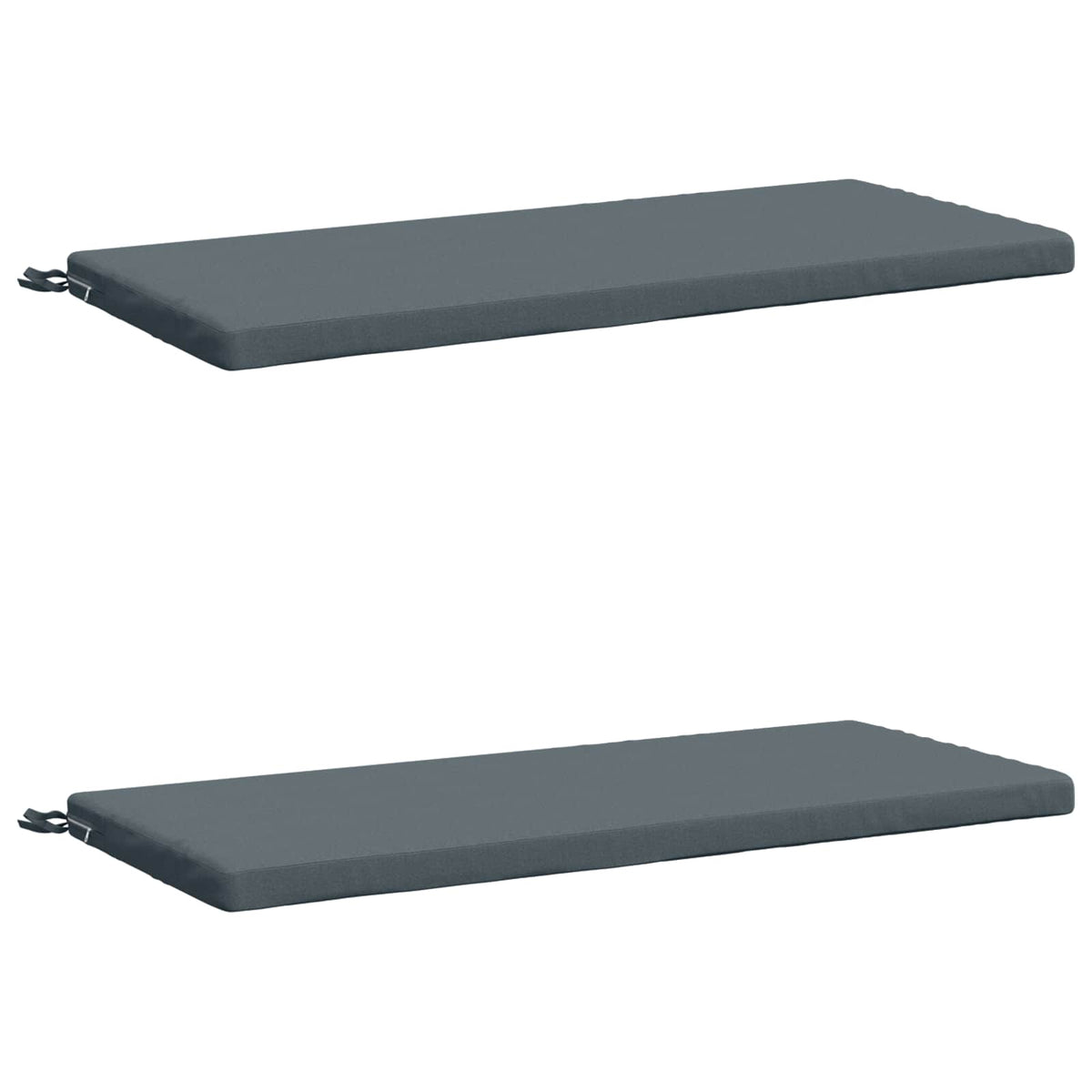 vidaXL 2-Piece Bench Cushions SOEST 2 pcs 100% Polyester Blue