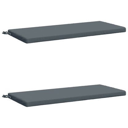 vidaXL 2-Piece Bench Cushions SOEST 2 pcs 100% Polyester Blue