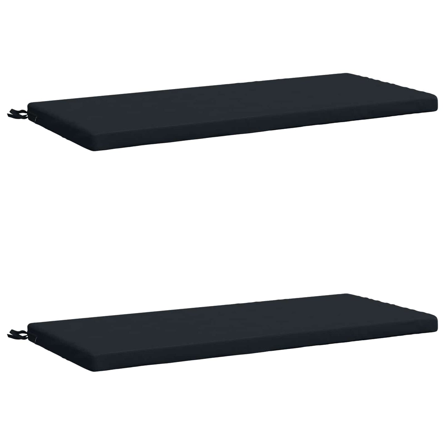 vidaXL 2-Piece Bench Cushions SOEST 2 pcs 100% Polyester Dark Blue