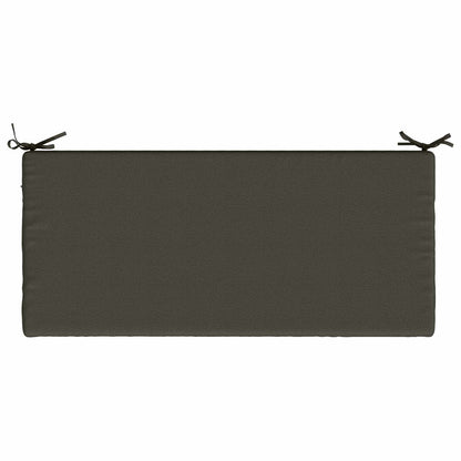 vidaXL Bench Cushion SOEST 100% Polyester Anthracite 110 x 50 x 5 cm