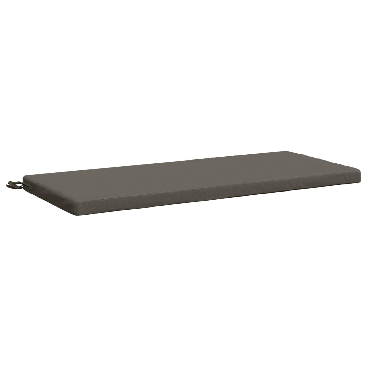 vidaXL Bench Cushion SOEST 100% Polyester Grey 110 x 50 x 5 cm