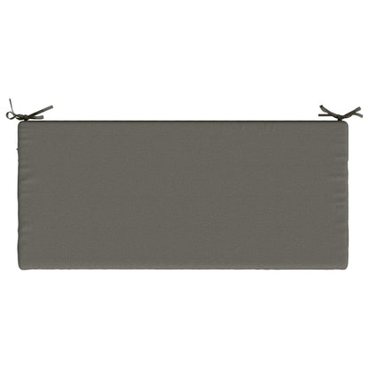 vidaXL Bench Cushion SOEST 100% Polyester Grey 110 x 50 x 5 cm
