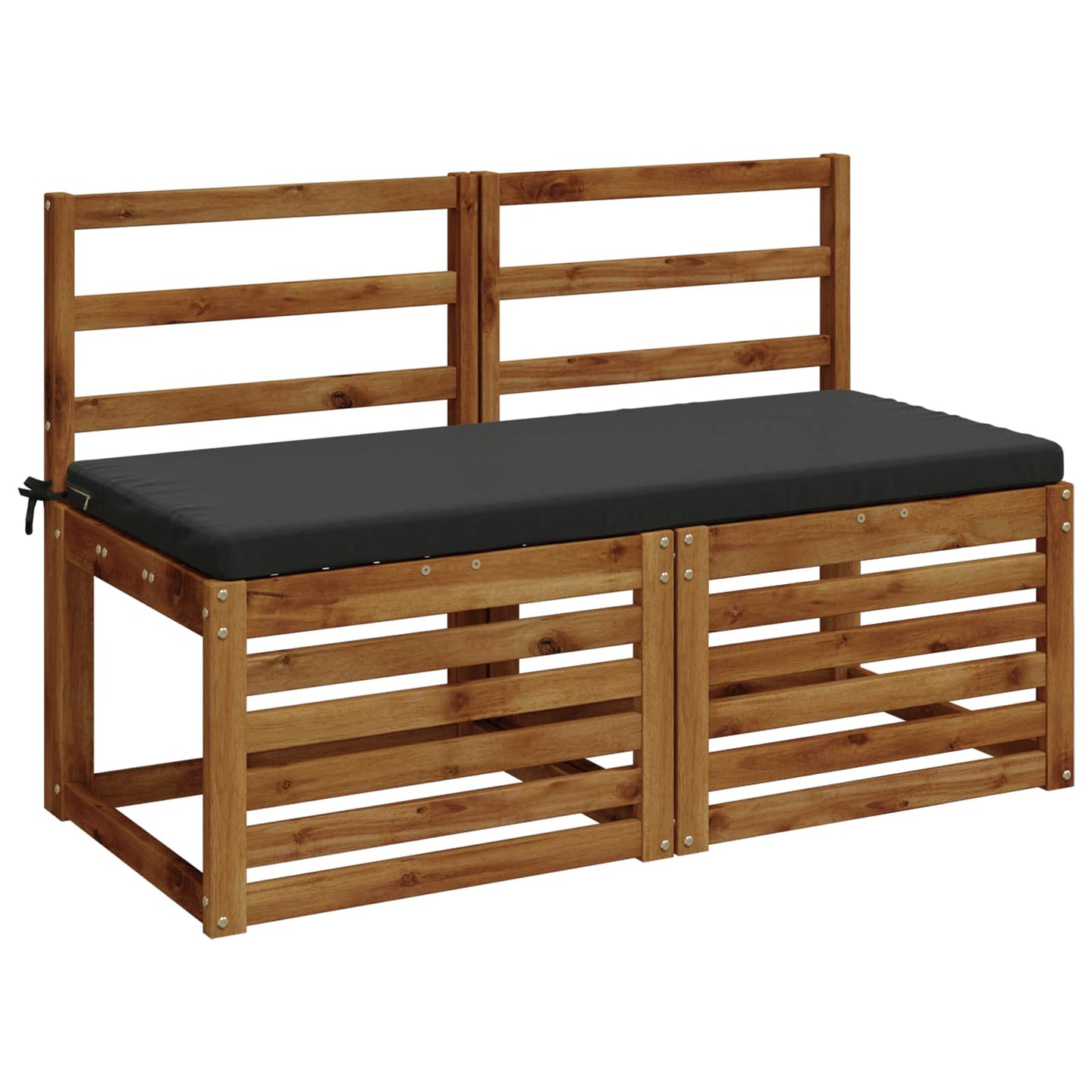 vidaXL Bench Cushion SOEST 100% Polyester Anthracite 110 x 50 x 5 cm