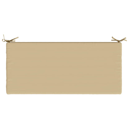 vidaXL 2-Piece Bench Cushions SOEST 2 pcs 100% Polyester Beige