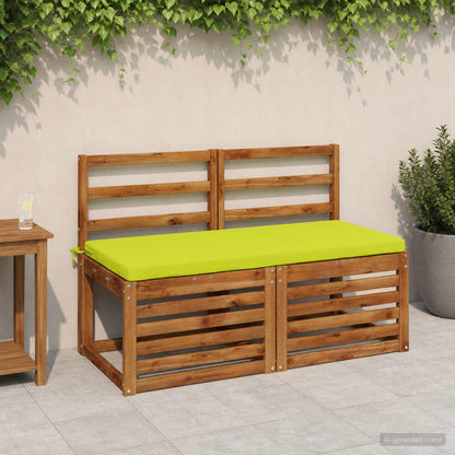 vidaXL Bench Cushion SOEST 100% Polyester Bright Green 120 x 50 x 5 cm