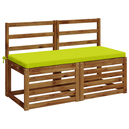vidaXL Bench Cushion SOEST 100% Polyester Bright Green 110 x 50 x 5 cm