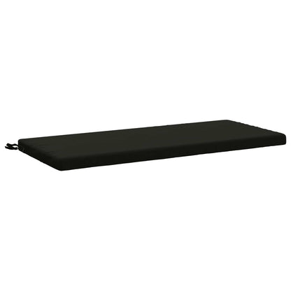 vidaXL 2-Piece Bench Cushions SOEST 2 pcs 100% Polyester Black