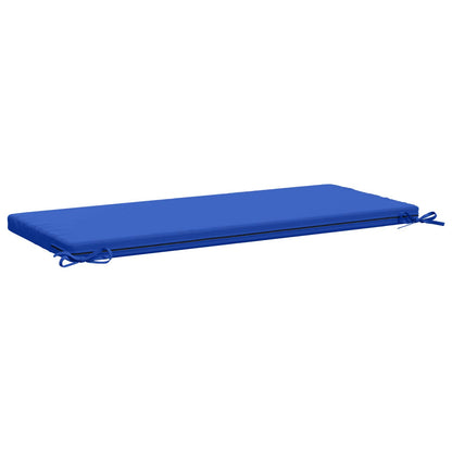 vidaXL Bench Cushion SOEST 100% Polyester Royal Blue 110 x 50 x 5 cm