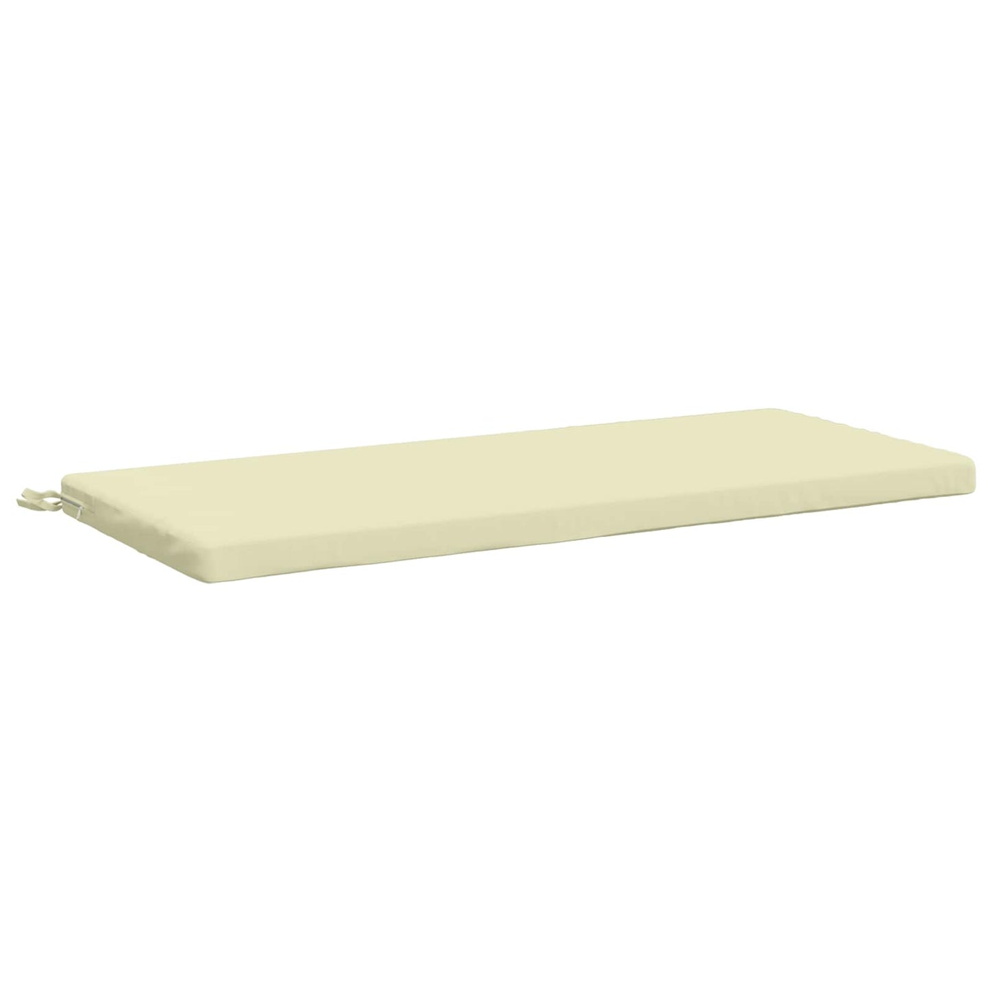 vidaXL Bench Cushion SOEST 100% Polyester Cream 110 x 50 x 5 cm