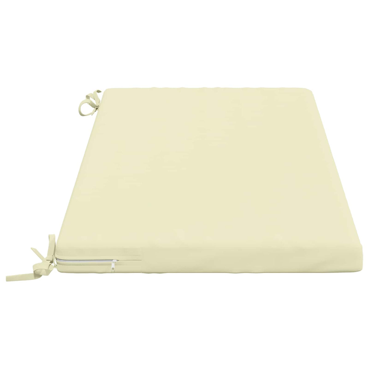vidaXL Bench Cushion SOEST 100% Polyester Cream 110 x 50 x 5 cm