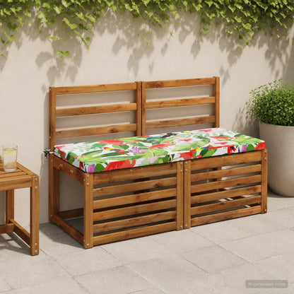 vidaXL Bench Cushion SOEST 100% Polyester Multicolour 120 x 50 x 5 cm