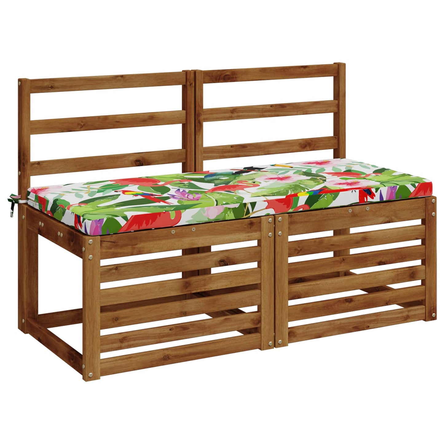 vidaXL Bench Cushion SOEST 100% Polyester Multicolour 110 x 50 x 5 cm