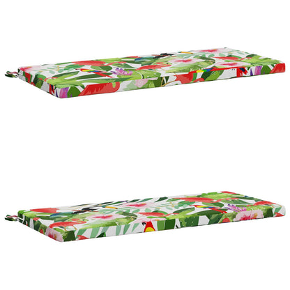 vidaXL 2-Piece Bench Cushions SOEST 2 pcs 100% Polyester Multicolour
