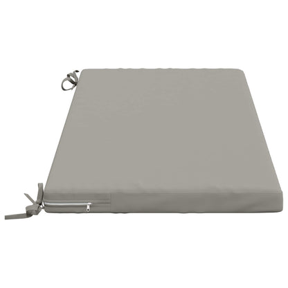 vidaXL 2-Piece Bench Cushions SOEST 2 pcs 100% Polyester Grey
