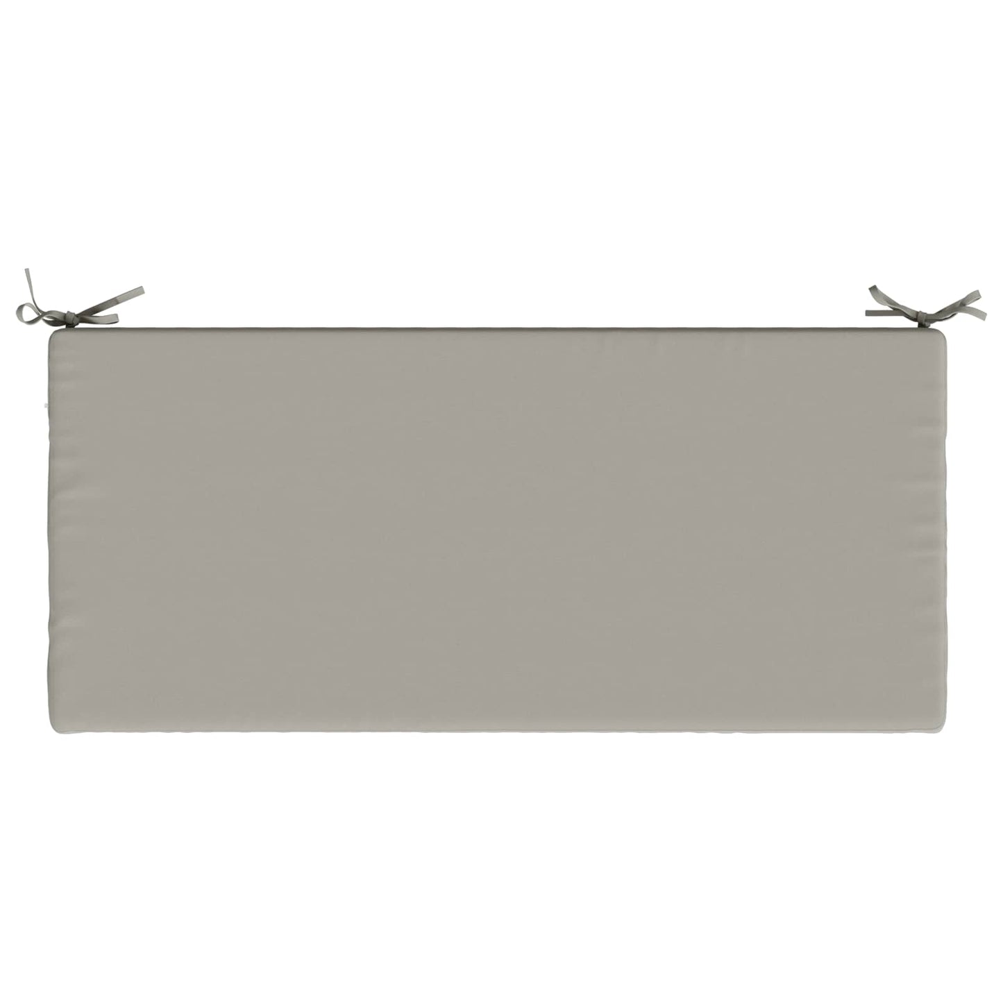 vidaXL 2-Piece Bench Cushions SOEST 2 pcs 100% Polyester Grey