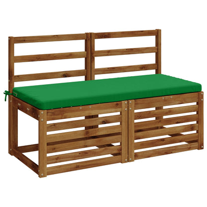 vidaXL Bench Cushion SOEST 100% Polyester Green 110 x 50 x 5 cm