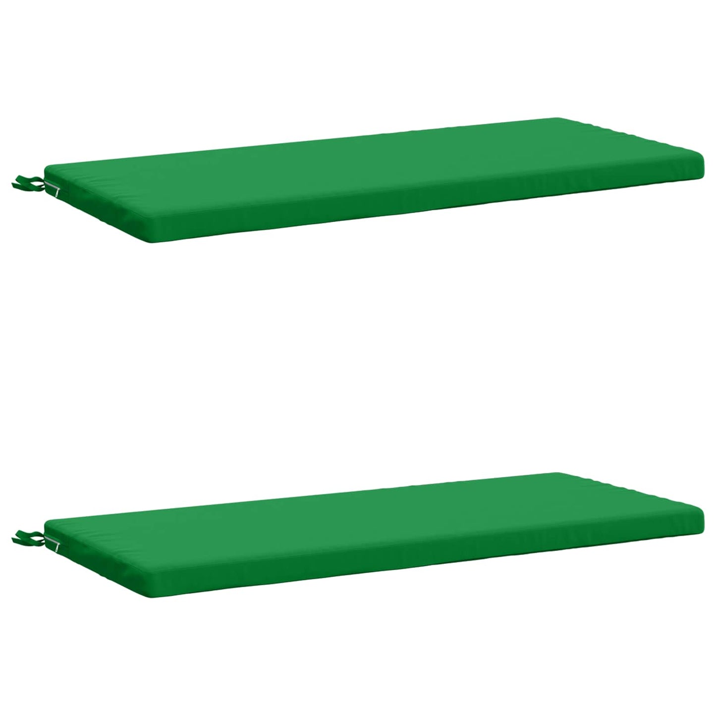 vidaXL 2-Piece Bench Cushions SOEST 2 pcs 100% Polyester Green