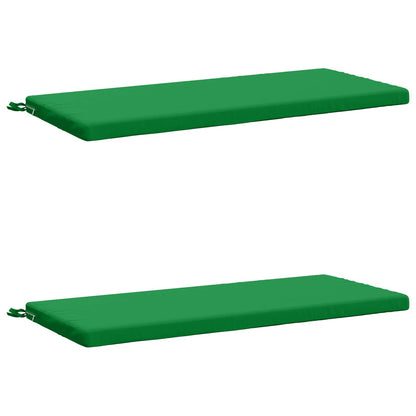 vidaXL 2-Piece Bench Cushions SOEST 2 pcs 100% Polyester Green