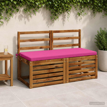 vidaXL 2-Piece Bench Cushions SOEST 2 pcs 100% Polyester Pink