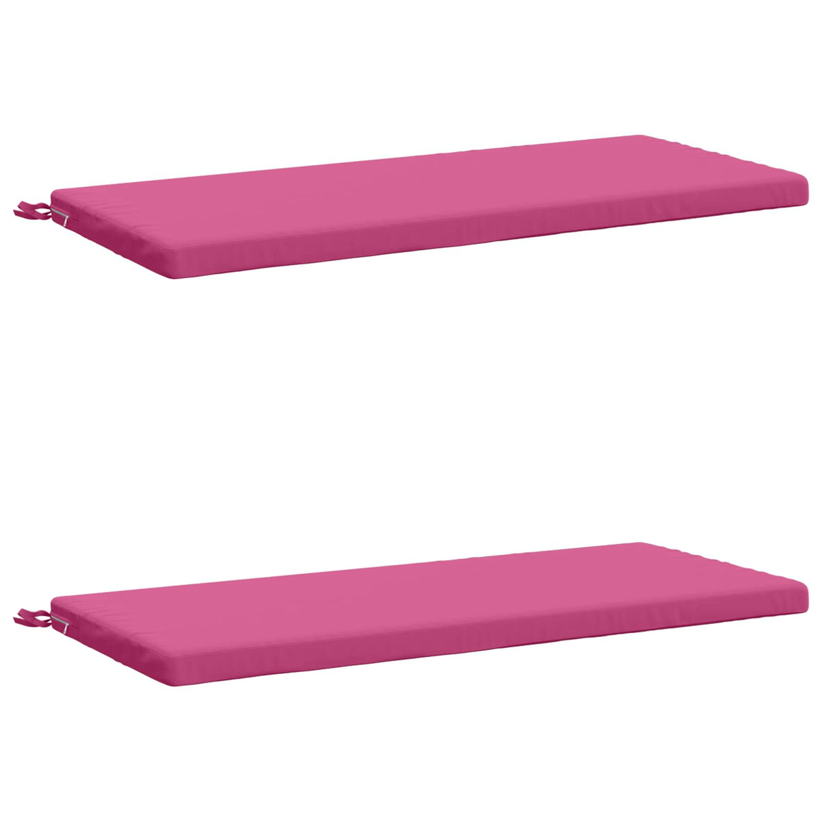 vidaXL 2-Piece Bench Cushions SOEST 2 pcs 100% Polyester Pink