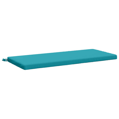 vidaXL Bench Cushion SOEST 100% Polyester Turquoise 110 x 50 x 5 cm