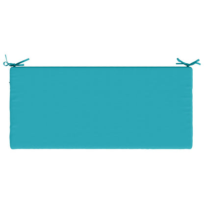 vidaXL Bench Cushion SOEST 100% Polyester Turquoise 110 x 50 x 5 cm