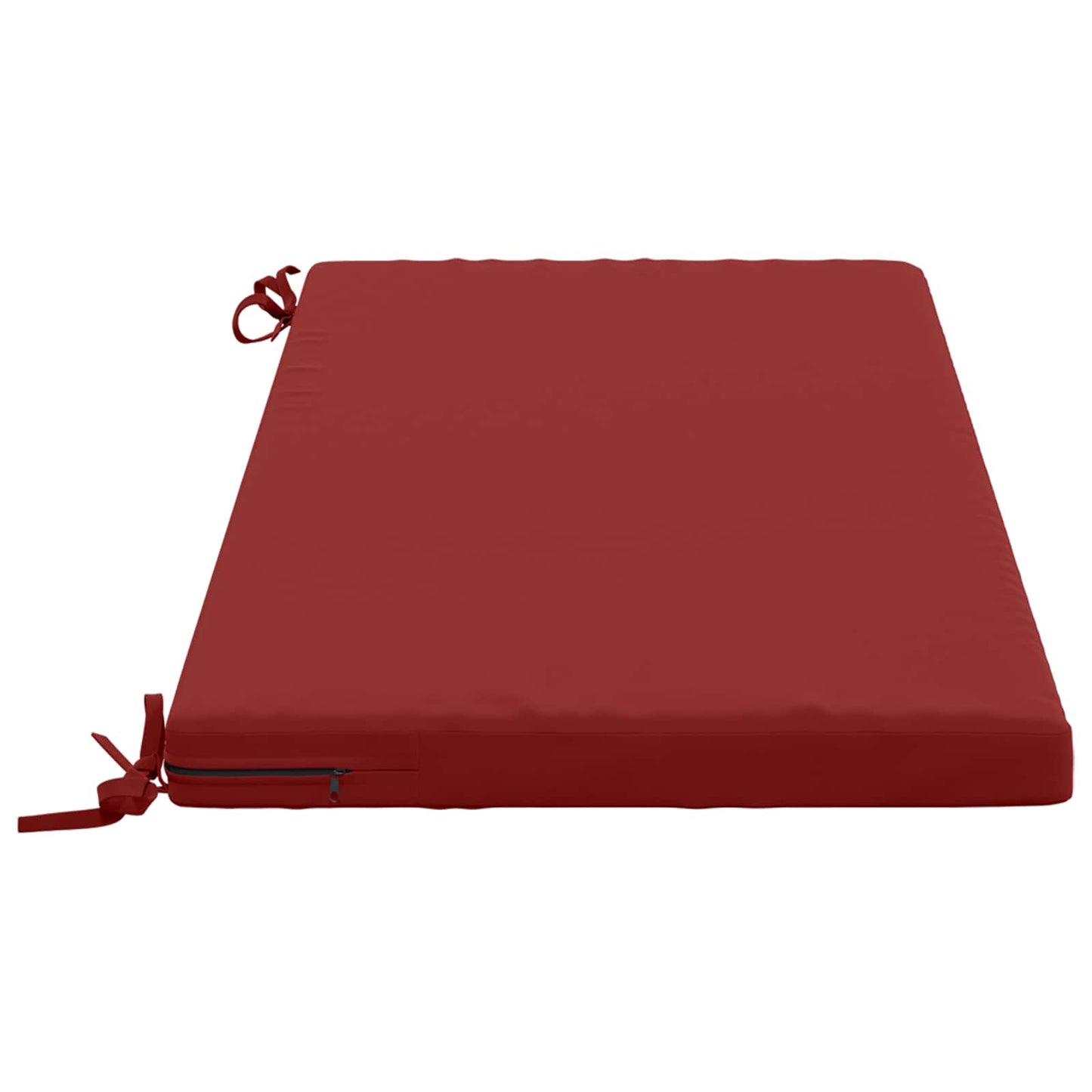 vidaXL 2-Piece Bench Cushions SOEST 2 pcs 100% Polyester Wine Red