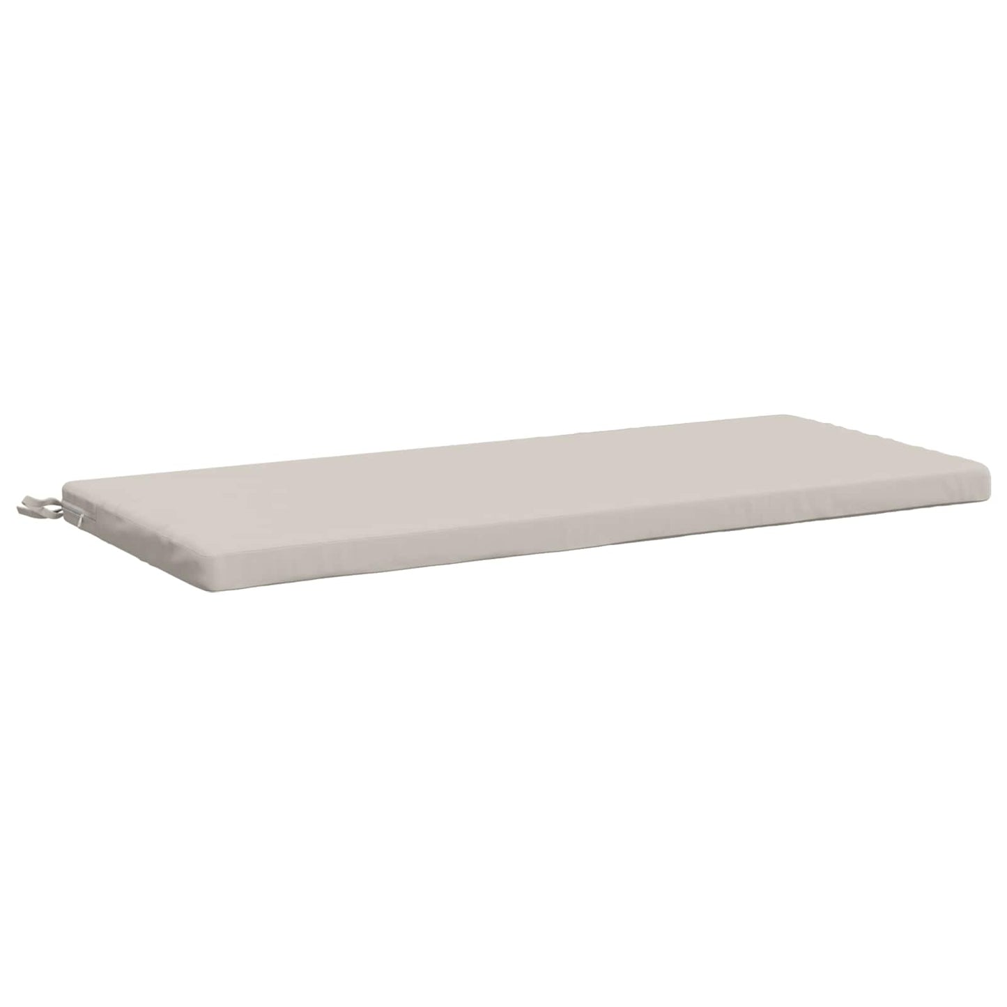 vidaXL Bench Cushion SOEST 100% Polyester White 120 x 50 x 5 cm