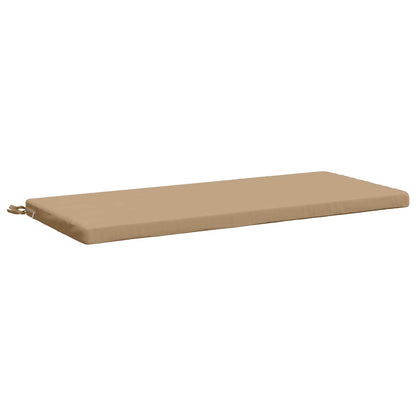 vidaXL Bench Cushion SOEST 100% Polyester Sand 120 x 50 x 5 cm