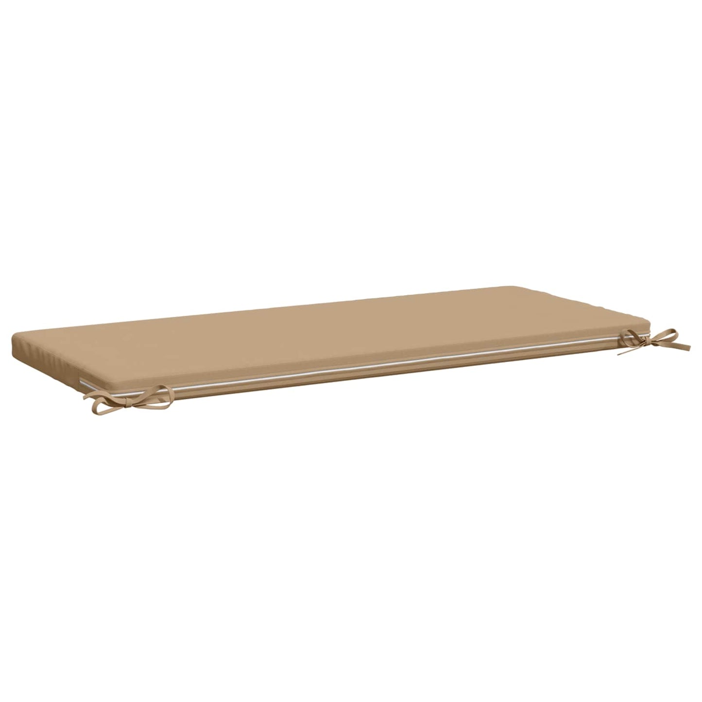 vidaXL Bench Cushion SOEST 100% Polyester Sand 120 x 50 x 5 cm