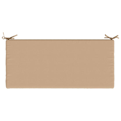 vidaXL Bench Cushion SOEST 100% Polyester Sand 120 x 50 x 5 cm