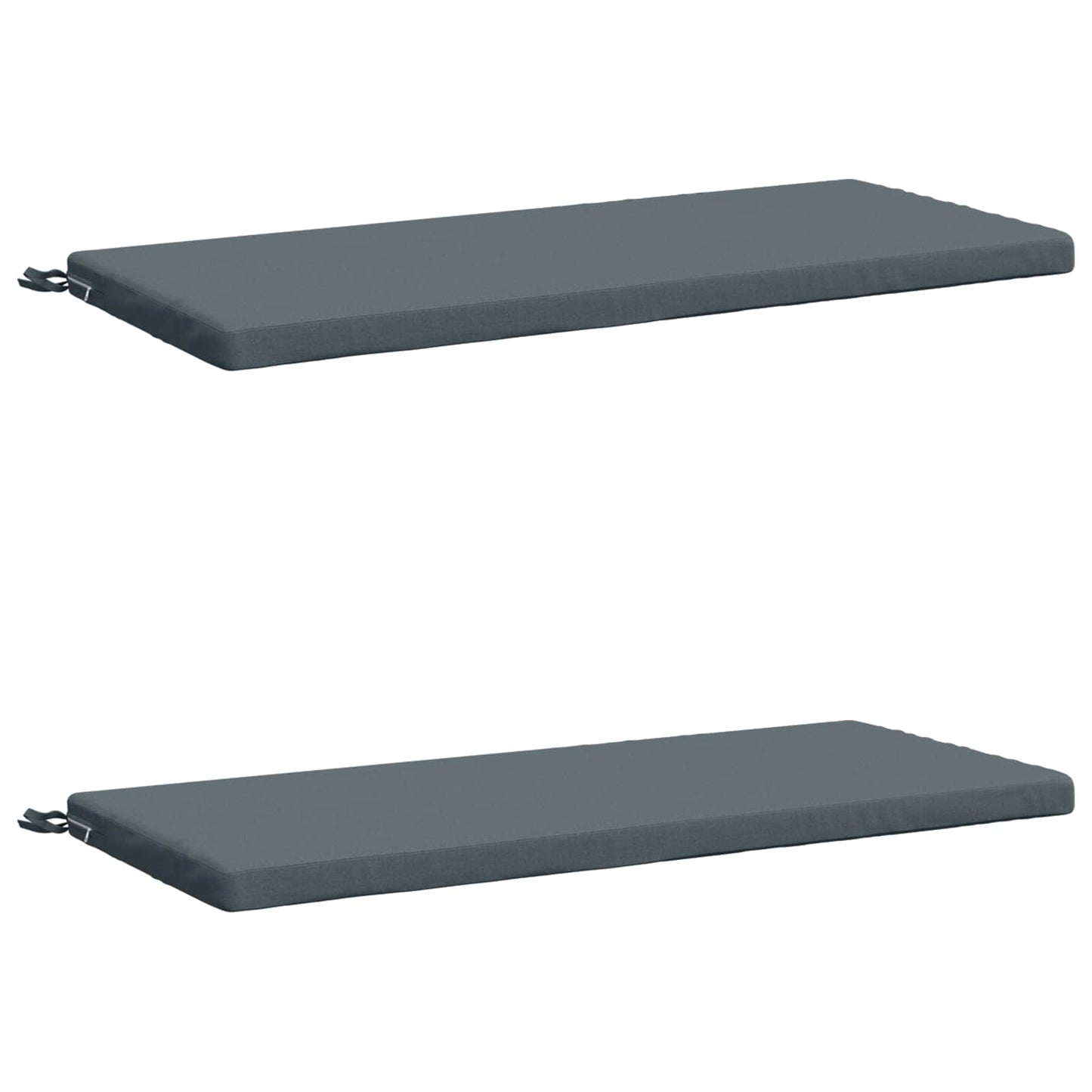 vidaXL 2-Piece Bench Cushions SOEST 2 pcs 100% Polyester Blue