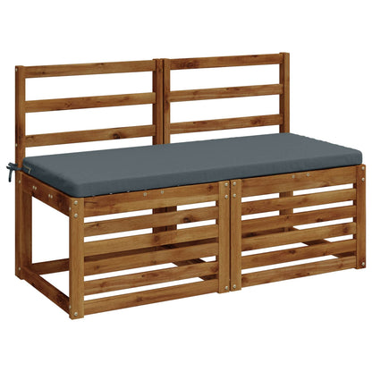 vidaXL 2-Piece Bench Cushions SOEST 2 pcs 100% Polyester Blue