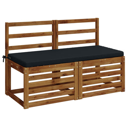 vidaXL Bench Cushion SOEST 100% Polyester Dark Blue 120 x 50 x 5 cm