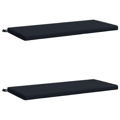 vidaXL 2-Piece Bench Cushions SOEST 2 pcs 100% Polyester Dark Blue