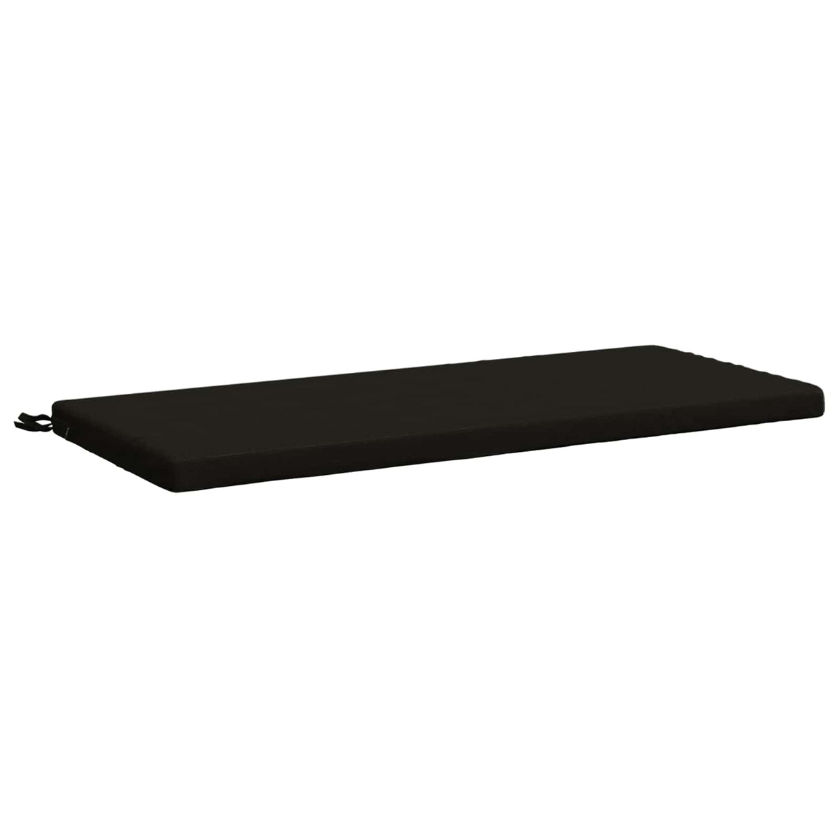 vidaXL Bench Cushion SOEST 100% Polyester Black 120 x 50 x 5 cm