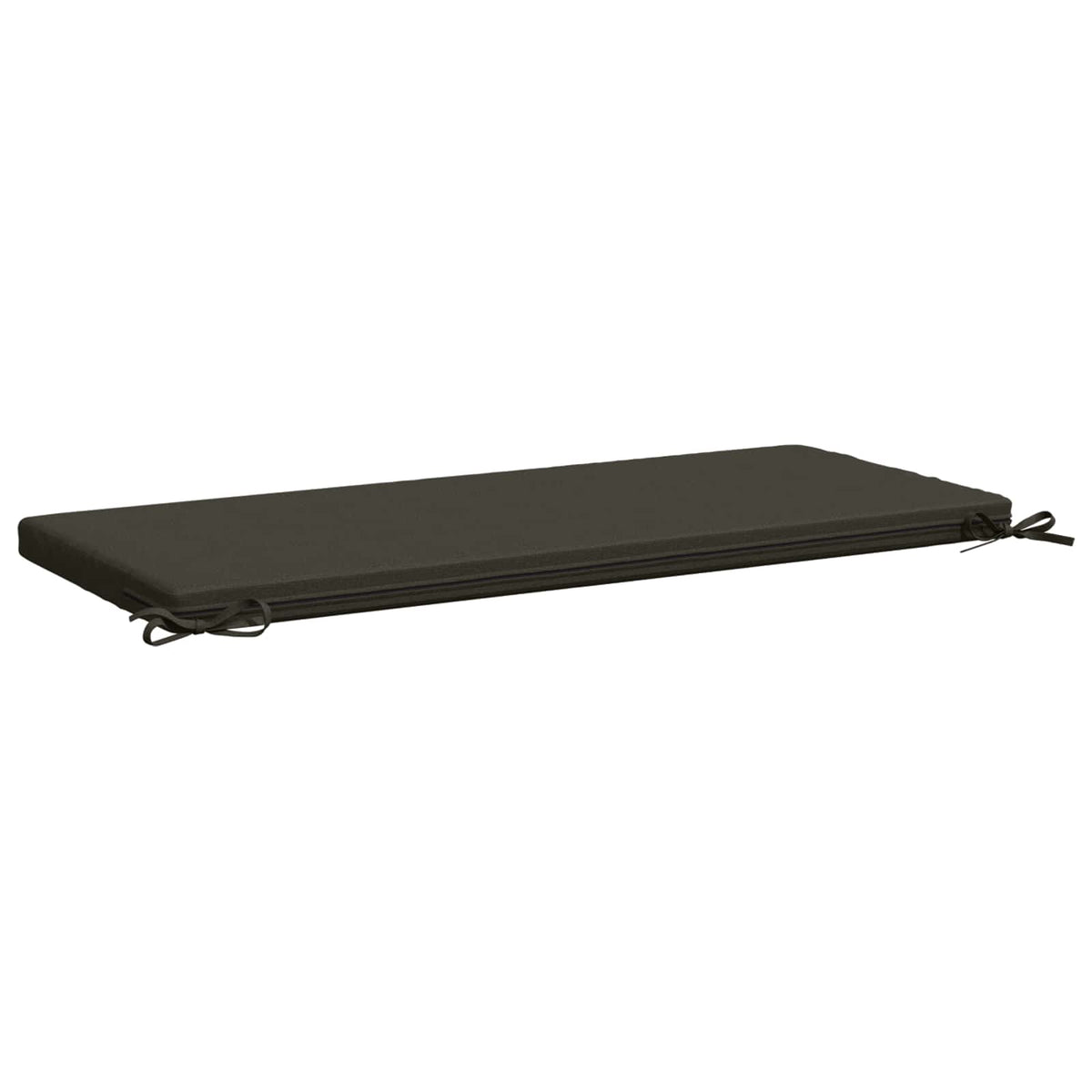 vidaXL Bench Cushion SOEST 100% Polyester Anthracite 120 x 50 x 5 cm