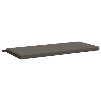 vidaXL 2-Piece Bench Cushions SOEST 2 pcs 100% Polyester Grey