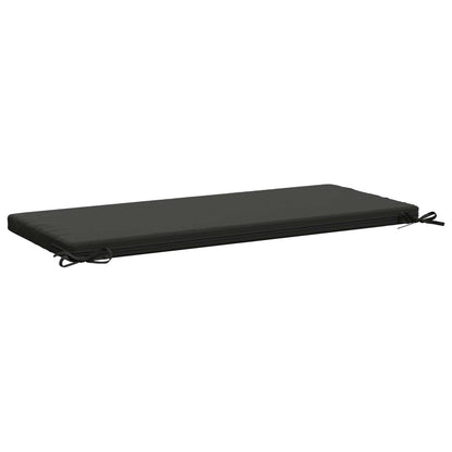 vidaXL Bench Cushion SOEST 100% Polyester Anthracite 120 x 50 x 5 cm